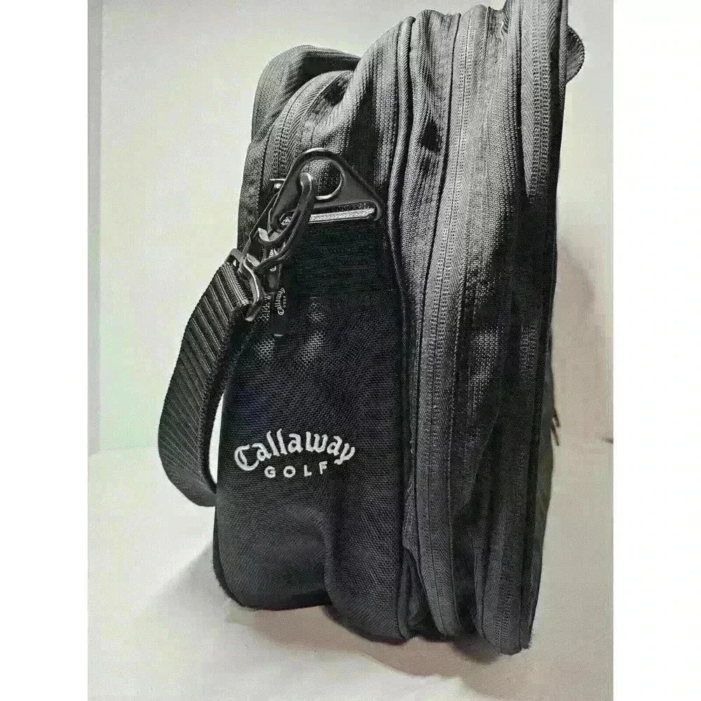 Callaway Golf Brand Nylon Laptop Bag/Carry On Black Euc